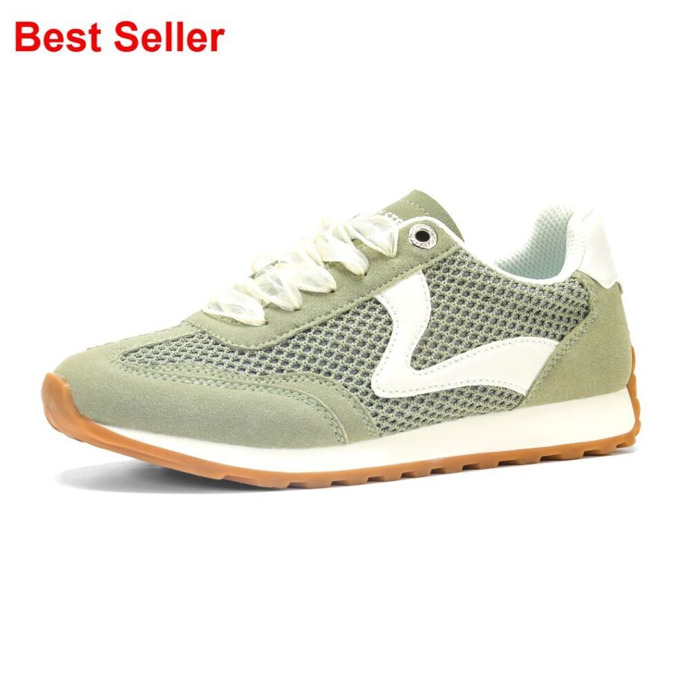 Women's Fashion Sneakers with Oxford Fabric and TPR EVA Outsole